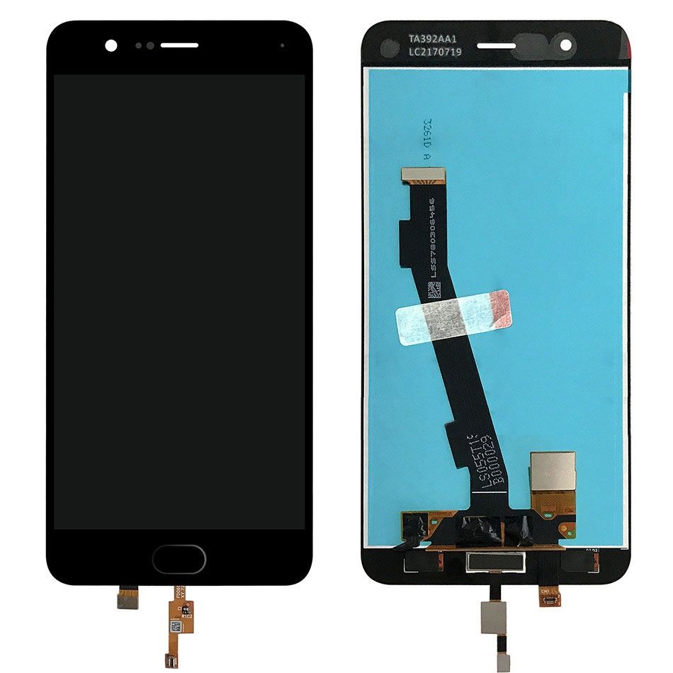 （取り寄せ品）Xiaomi Mi Note 3 フロントパネル 黒｜再生品