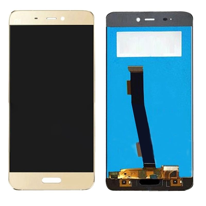 （取り寄せ品 ）Xiaomi Mi 5 フロントパネル 金｜再生品