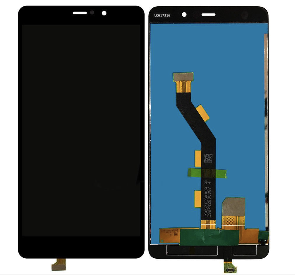 （取り寄せ品）Xiaomi Mi 5S Plus フロントパネル 黒｜再生品