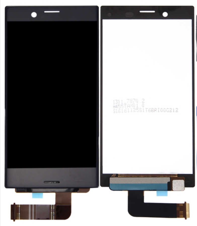 Xperia X Compact フロントパネル 黒｜再生品