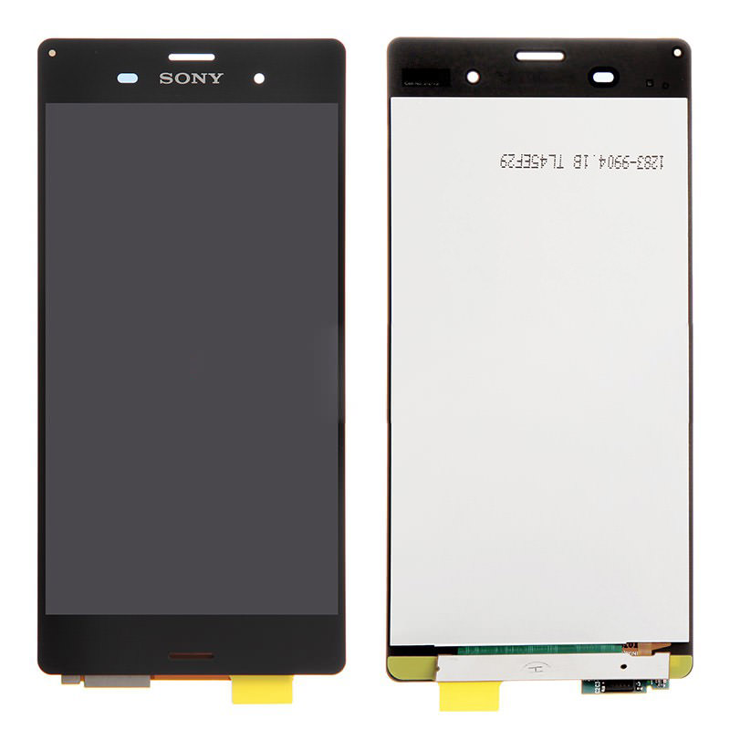 Xperia Z3 フロントパネル 黒 互換品