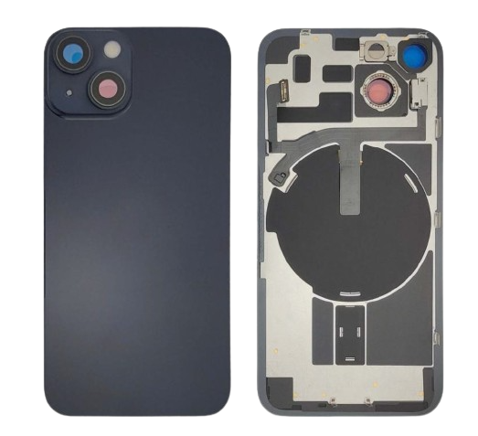 iPhone 14 バックガラス 互換品 （レンズ＆MagSafe付き）黒