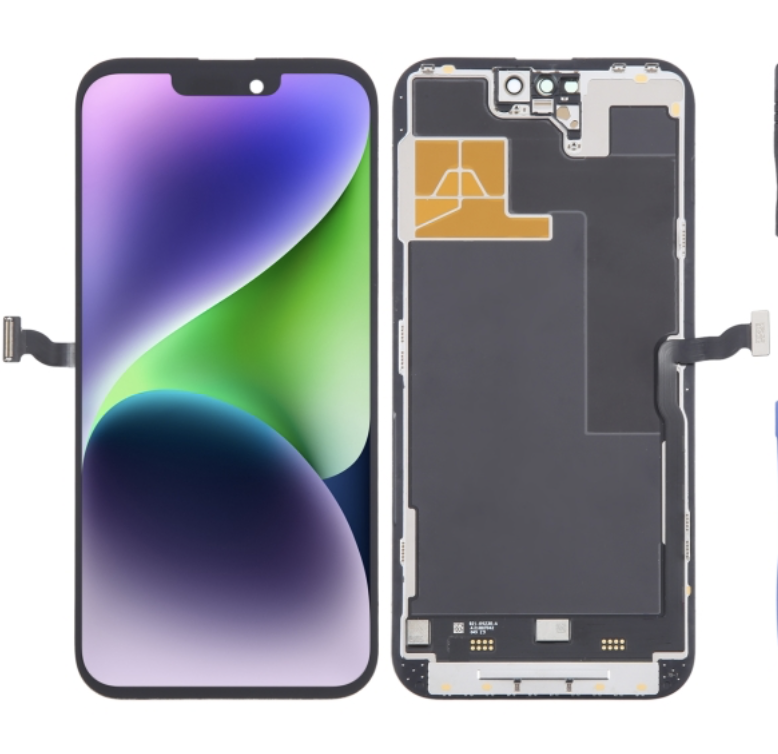 iPhone 14Pro Max フロントパネル 黒｜互換品（SoftOLED）