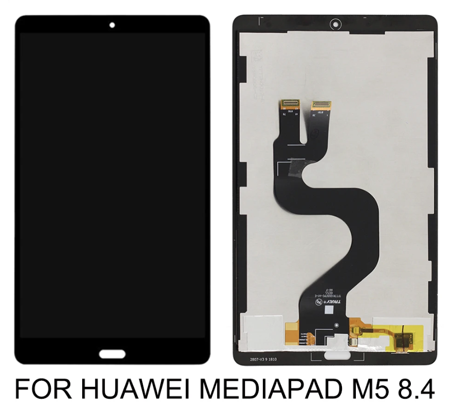 Huawei Media Pad M5 8.4イン （SHT-W09 ｜AL09） フロントパネル 黑 ｜純正組立品