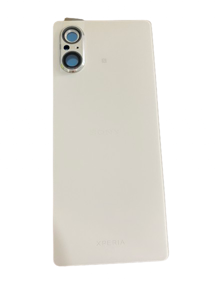 [X5364背面パネル｜バッテリーカバー｜バックカバー] Xperia 5 V バックパネル 白