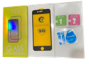 （取り寄せ品 ）iPhone SE2｜SE3 9Dガラスフィルム(パッケージ＋クリーニングキット付) 黒
