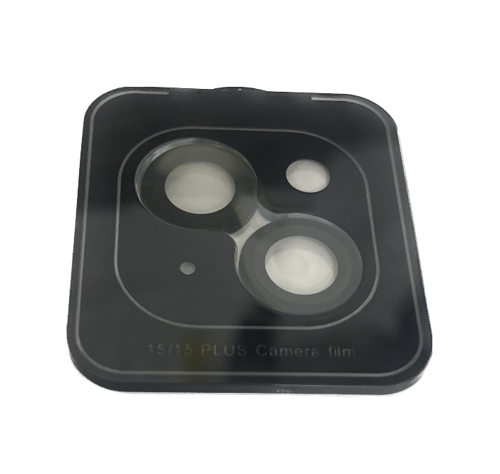 （取り寄せ品 ）iPhone 15｜15 Plus カメラレンズ強化ガラス 黒