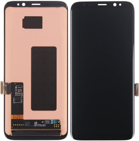 Galaxy S8 フロントパネル 黒 ｜OLED再生品