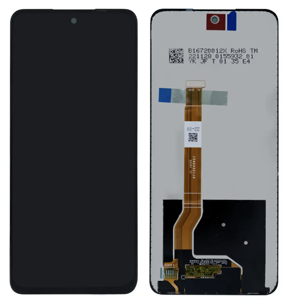 OPPO A79 5G フロントパネル 黒 ｜純正組立品