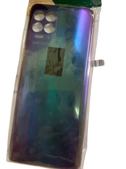 Motorola Moto G100 バックパネル - 青