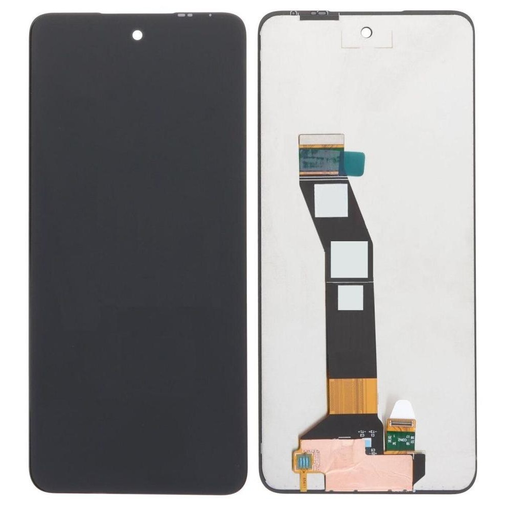 [X5773液晶｜LCD] Motorola Moto G24 フロントパネル 黒｜再生品