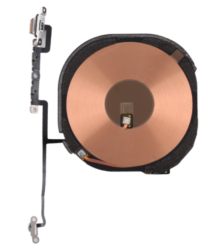 （取り寄せ品 ）iPhone XS Max Qi充電コイル＆ボリュームフレックスケーブル