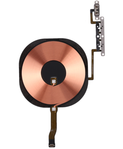 （取り寄せ品 ）iPhone 11Pro Qi充電コイル＆ボリュームフレックスケーブル