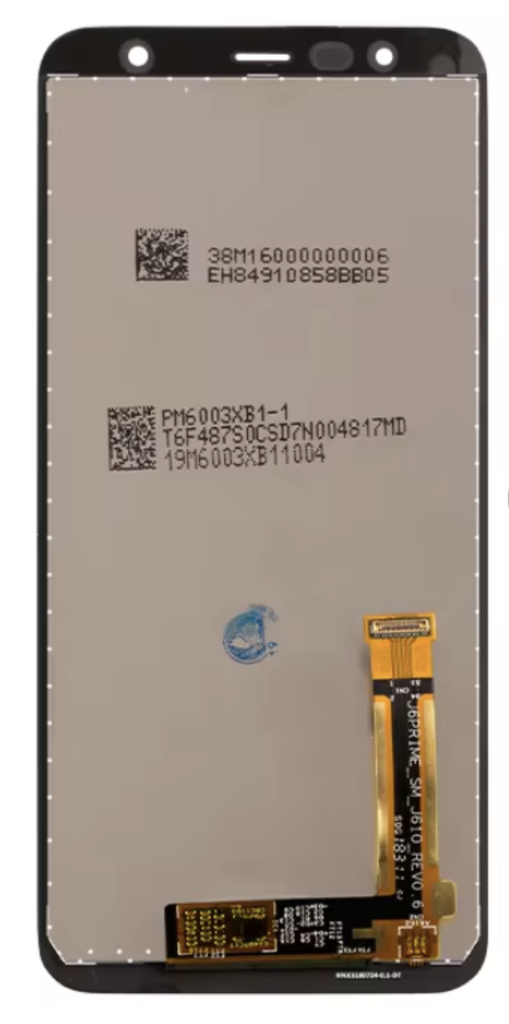 （取り寄せ品 ）Galaxy J6+ （SMJ610F） フロントパネル 黒｜再生品