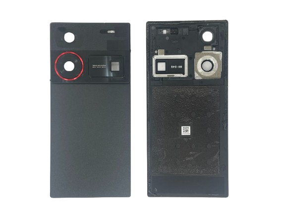 [X5944背面パネル｜バッテリーカバー｜バックカバー] ZTE Nubia Z60 Ultra バックパネル 黒