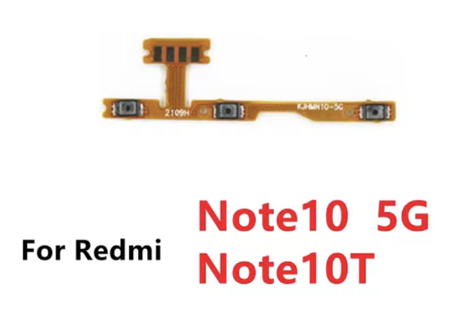 （取り寄せ品） Xiaomi Redmi Note10 5G｜Note 10T 電源｜音量ボタンケーブル