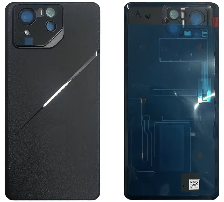 （取り寄せ品）ASUS ROG Phone8 Pro バックパネル 黒 マット（磨砂）タイプ