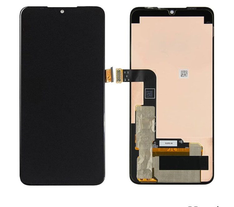 LG G8X ThinQ フロントパネル 黒 ｜OLED純正組立品