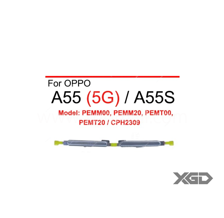 （取り寄せ品）OPPO A55s 5g 電源ボタン ブルー