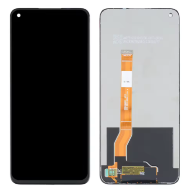 （取り寄せ品）Realme 9 5G フロントパネル 黒