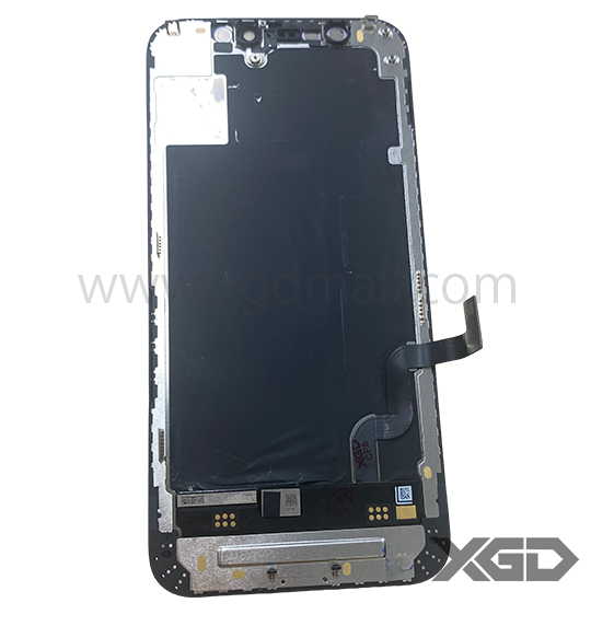 iPhone 12mini フロントパネル 黒｜互換品（SoftOLED）