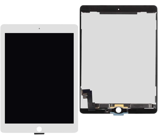 iPad Air2 液晶 一体（オートスリープ付） 白｜互換品