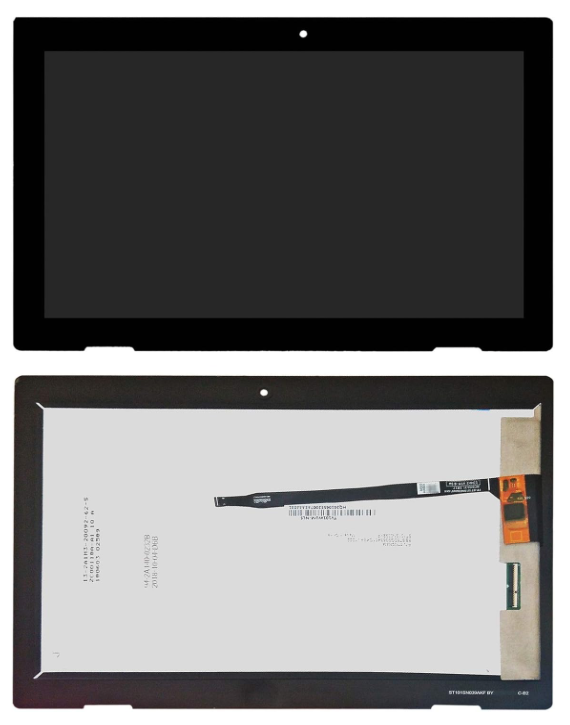 （取り寄せ品）Lenovo IDEAPAD D330 N5000 D330-10IGM フロントパネル 黒 