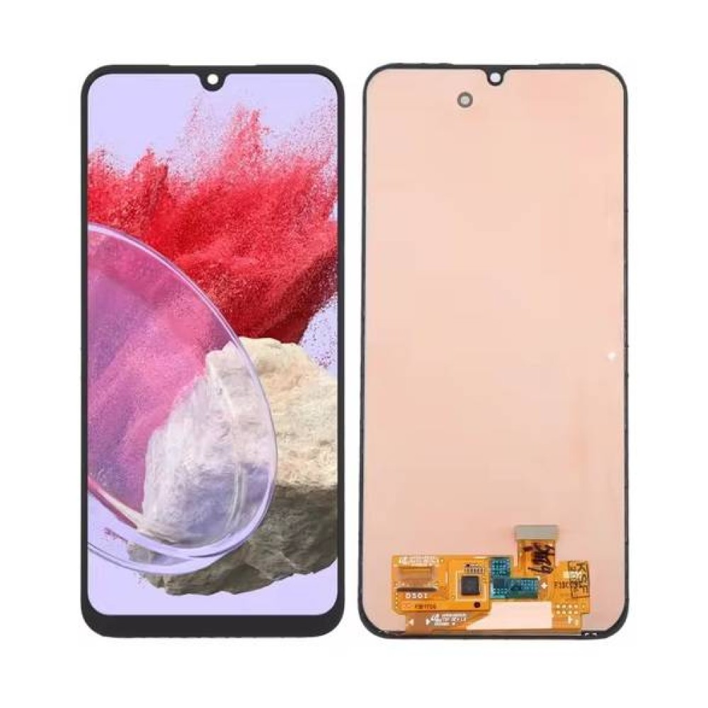 Galaxy M54 フロントパネル 黒 純正組立品