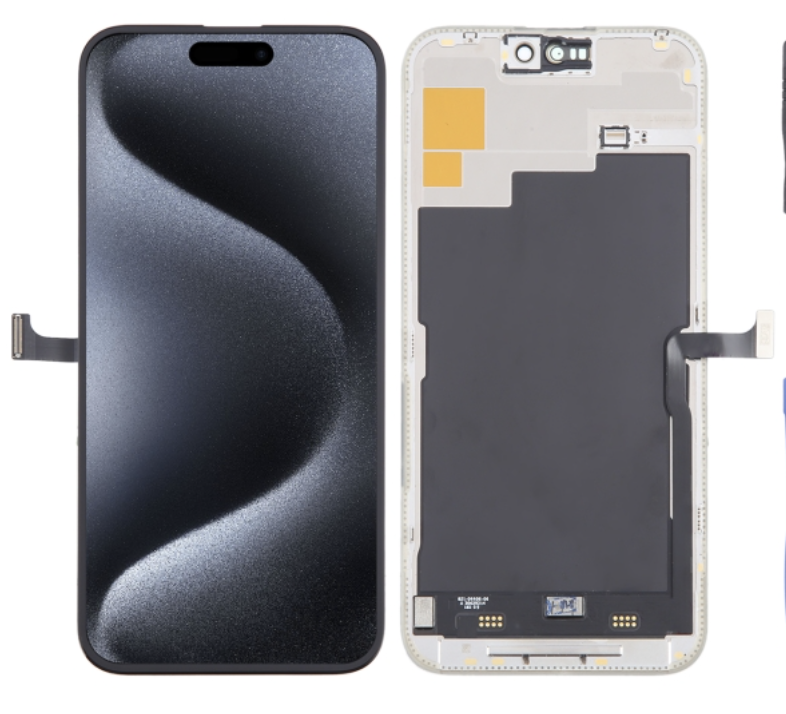 iPhone 15Pro Max フロントパネル 黒｜互換品（HardOLED）