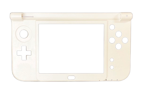 [X3718フェイスプレート] NEW 3DSLL ハウジング 白