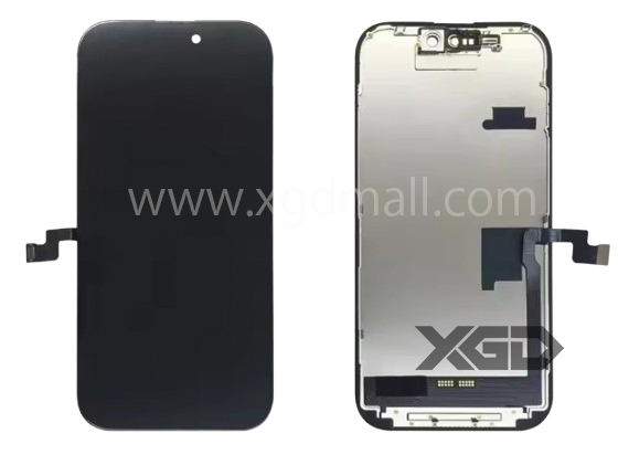 iPhone 16Pro フロントパネル 黒｜互換品 (廉価版LCD) HD