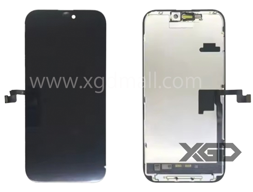 iPhone 16Pro Max フロントパネル 黒｜互換品 (廉価版LCD) HD