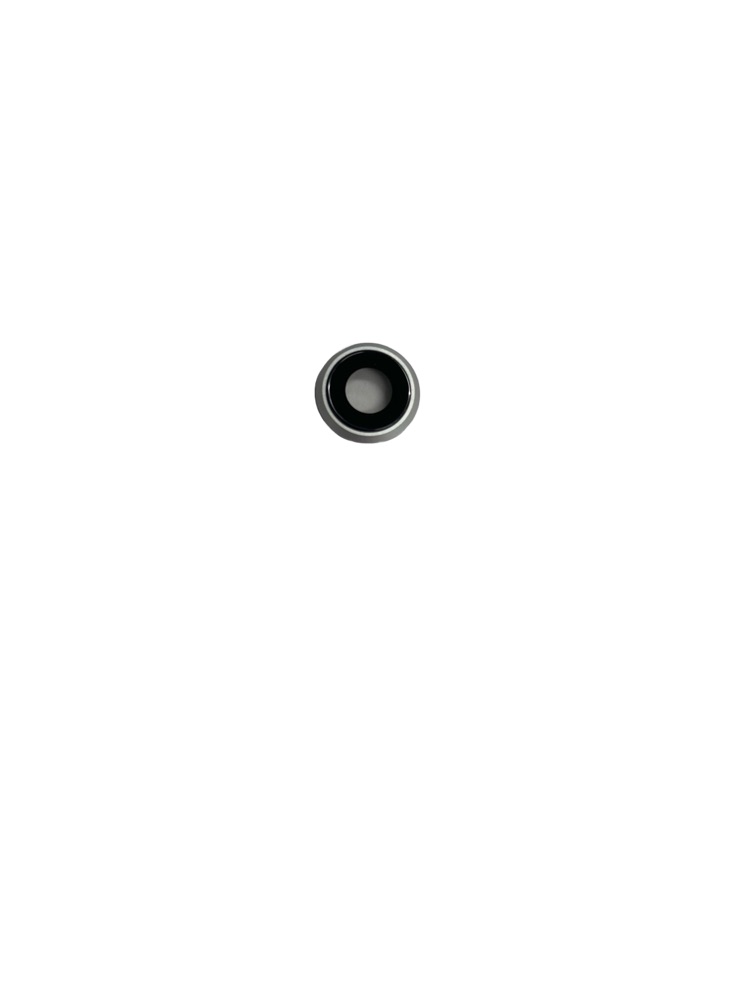 iPhone 8G カメラレンズ 枠有 銀
