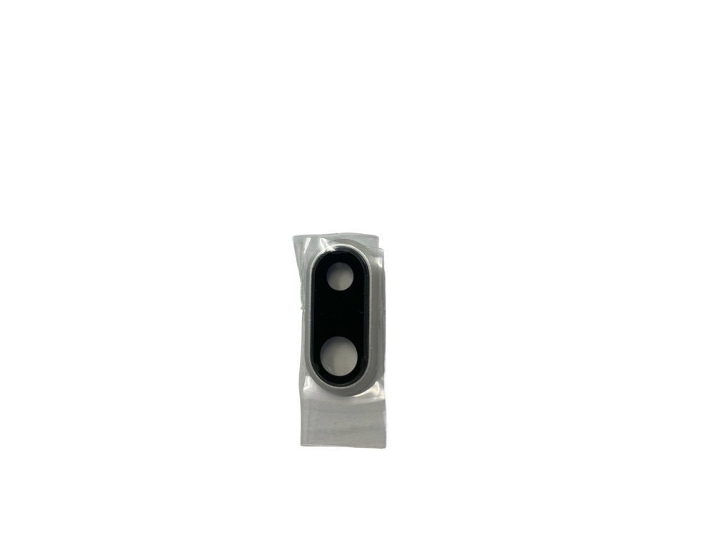 iPhone 8P カメラレンズ 枠有 銀