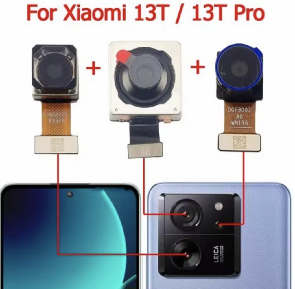 （取り寄せ品）Xiaomi 13T バックカメラ 3個セット