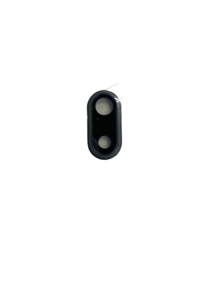 [X2590ｶﾒﾗﾚﾝｽﾞ] iPhone 8P カメラレンズ 枠有 黒