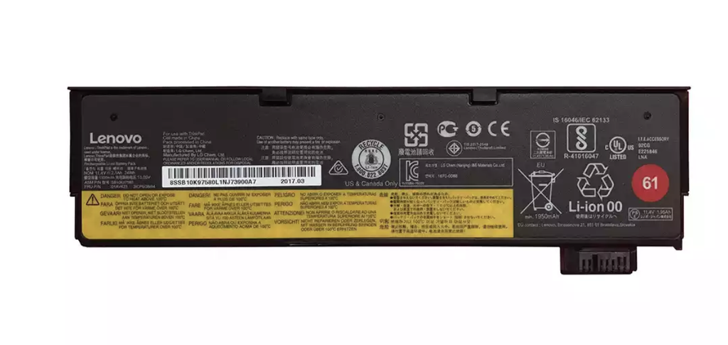 （取り寄せ品 ）LENOVO SB10K97580｜SB10K97581 バッテリー