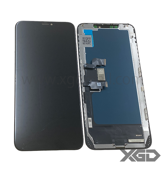 iPhone XS Max フロントパネル 黒｜互換品 LCD HD