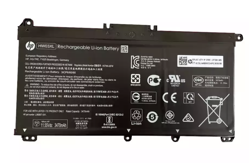 （取り寄せ品）HP  L97300-005｜ L96887-421｜ L96887-1D1｜ L77034-005 バッテリー