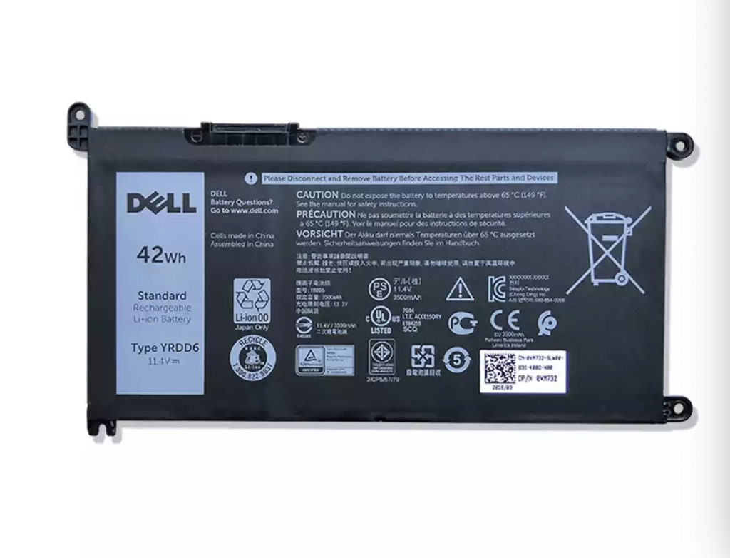 （取り寄せ品）DELL  YRDD6 バッテリー