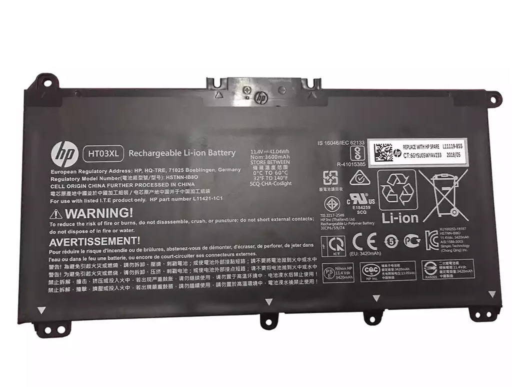 （取り寄せ品）HP L11421-1C1｜L11119-855｜TPN-Q208｜TPN-I130 バッテリー