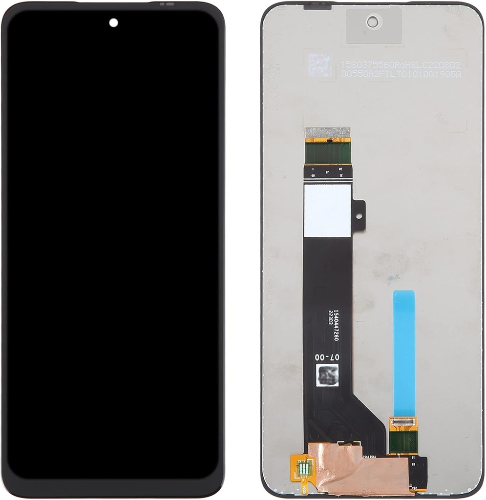 （取り寄せ品）Motorola Moto G13｜G23 フロントパネル 黒｜再生品