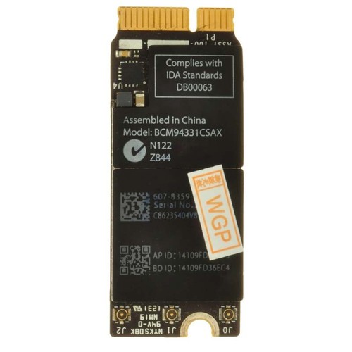 （取り寄せ品 ）MACBook Pro A1398 15-inch (Mid 2012） Wi-Fi・Bluetoothモジュール