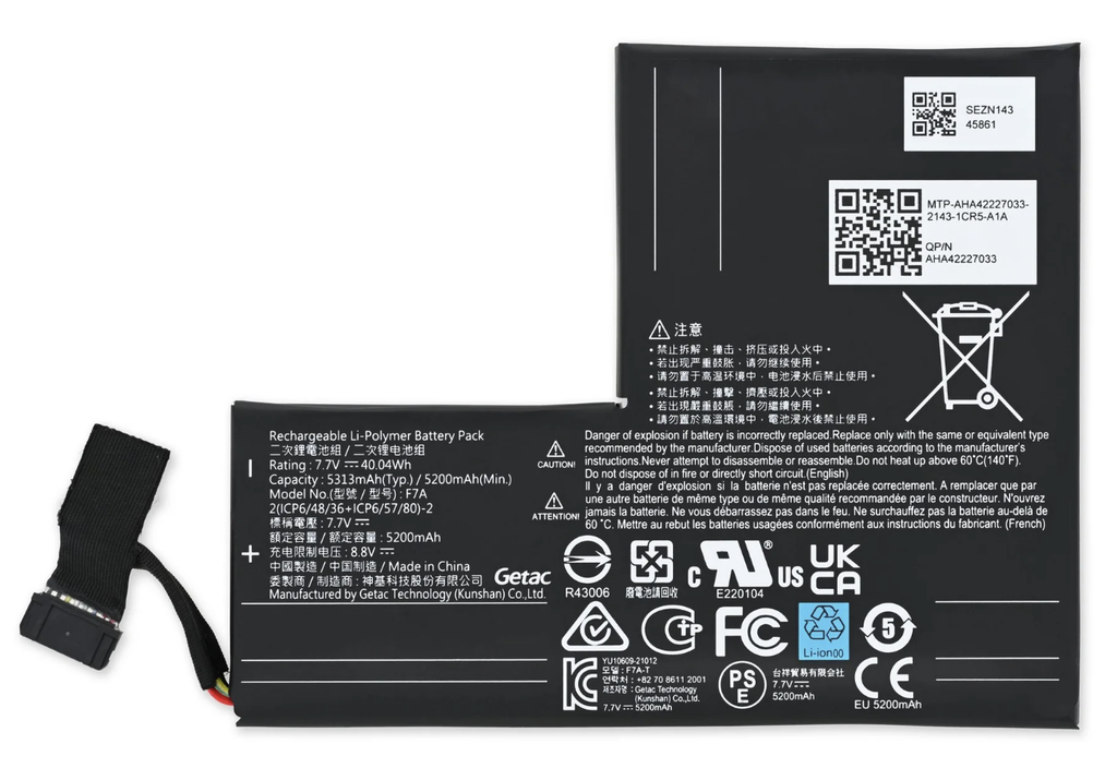 Steam Deck バッテリー F7A