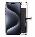 （取り寄せ品 ）iPhone 15Pro フロントパネル 黒｜互換品 FHD ｜JCID製