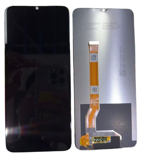 OPPO A78 5G フロントパネル 黒 ｜純正組立品