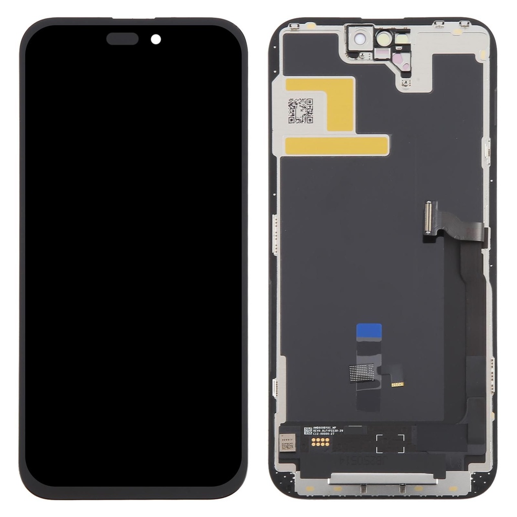 iPhone 14Pro Max フロントパネル 黒｜互換品（HardOLED）