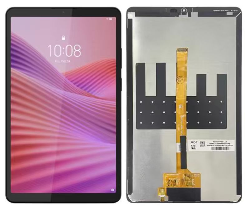 （取り寄せ品）Lenovo Tab One K9 8.7 TB305 フロントパネル 黒 ｜純正組立品