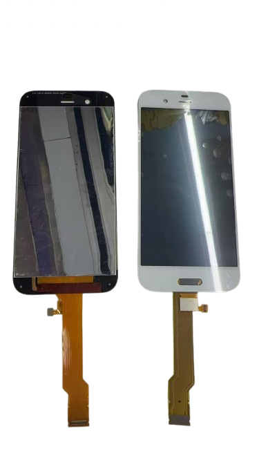 （取り寄せ品）AQUOS R1 フロントパネル 白 指紋無し