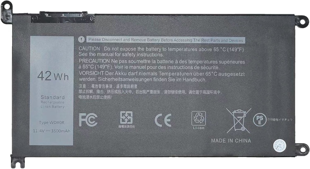 （取り寄せ品 ）DELL  WDXOR バッテリー
